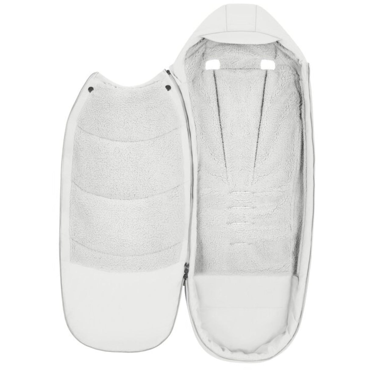 Cybex Off White/Light Beige Platinum Footmuff
