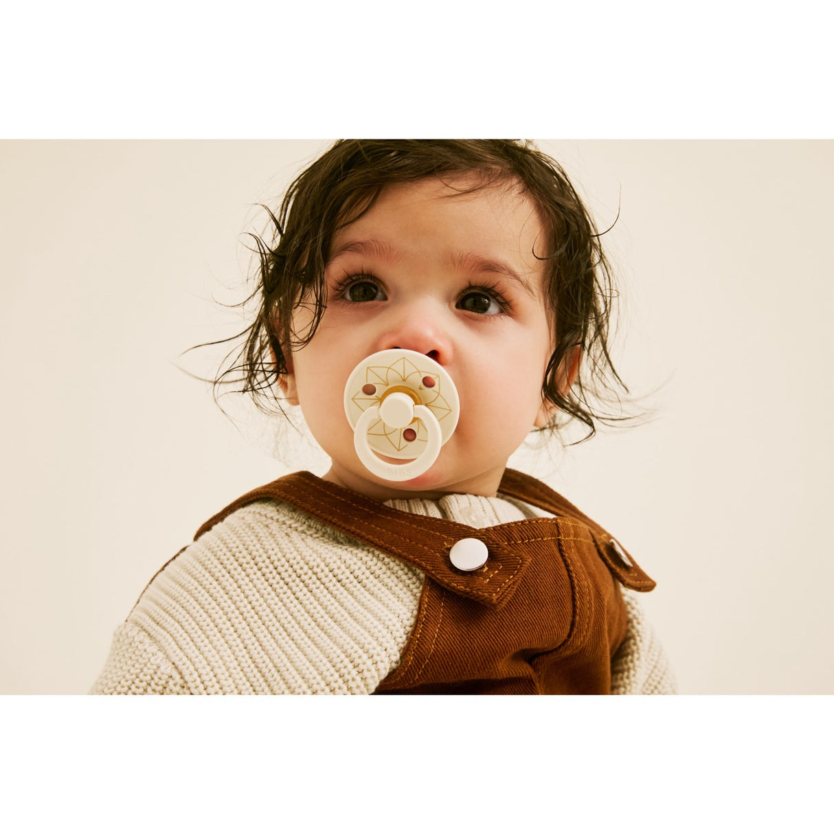 Bibs Ivory Gold Black Gold Pacifier Studio Colour 4 Pack Noor & Layl Latex