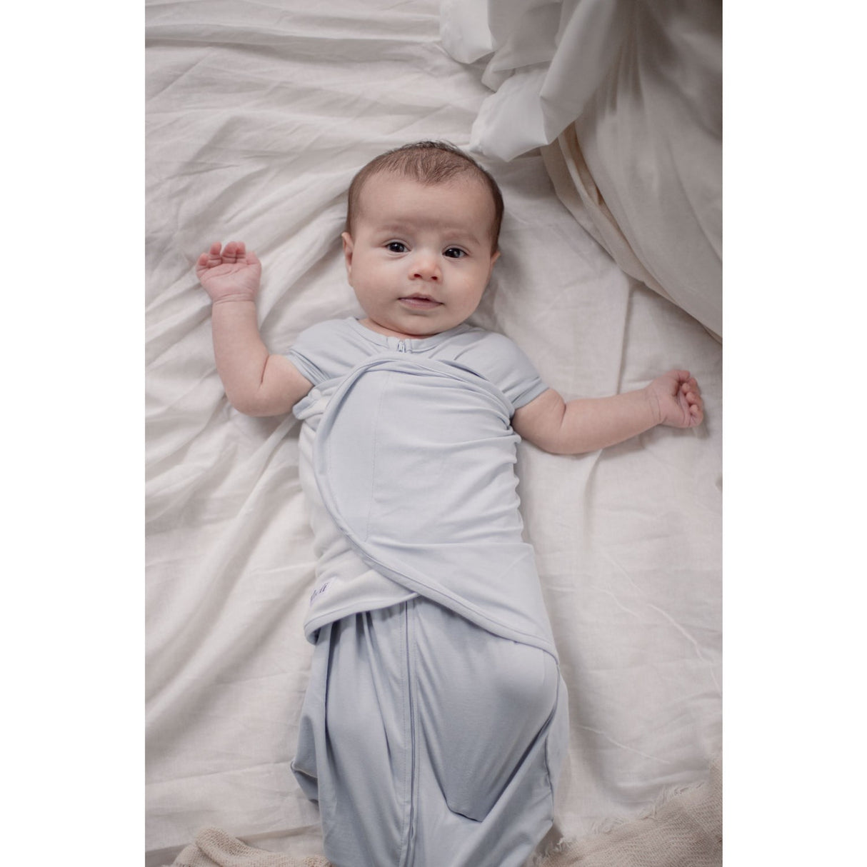 Noheli Light Blue 3-i-1 Swaddle