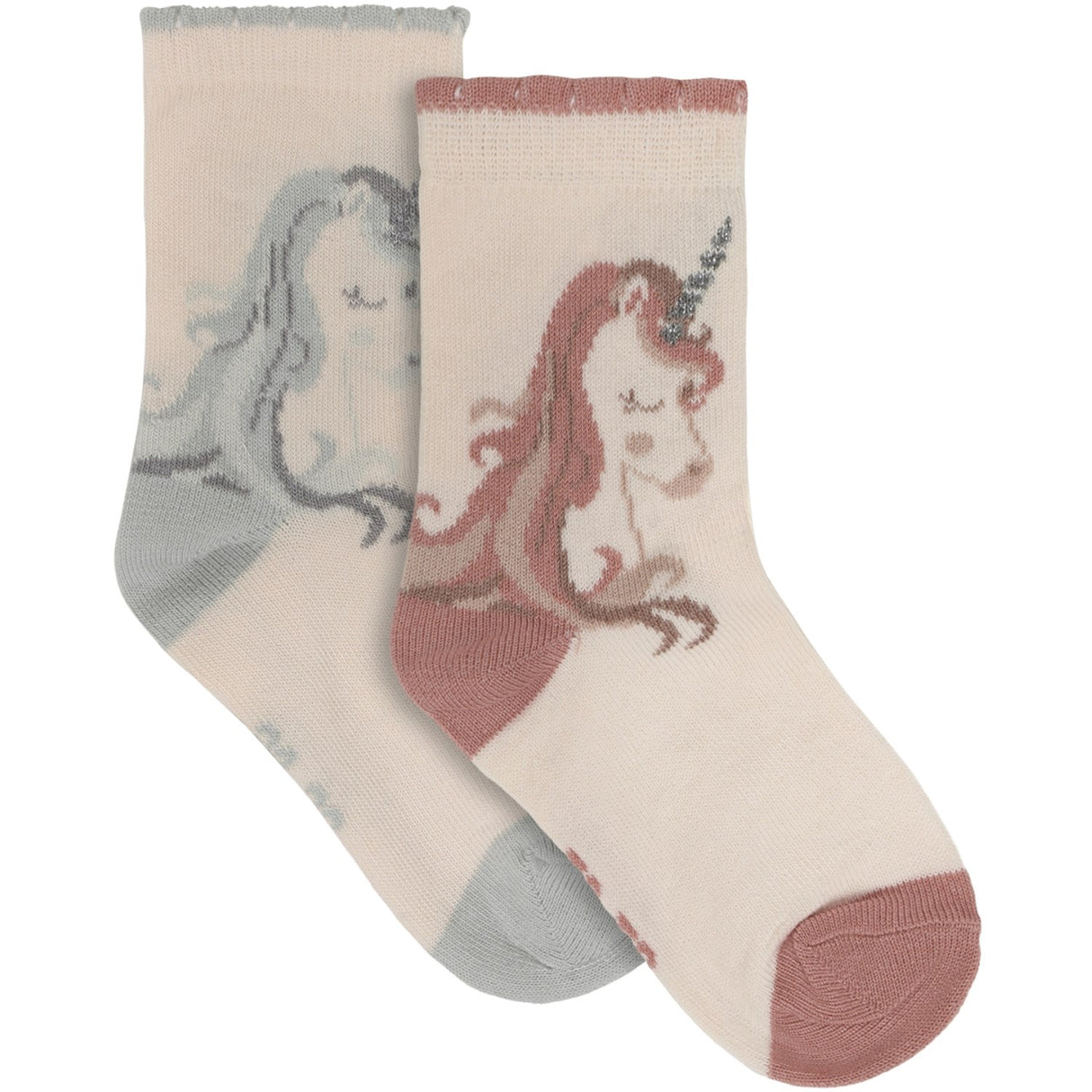 Minymo Canyon Clay Socks W. 3D Effect 2-Pack
