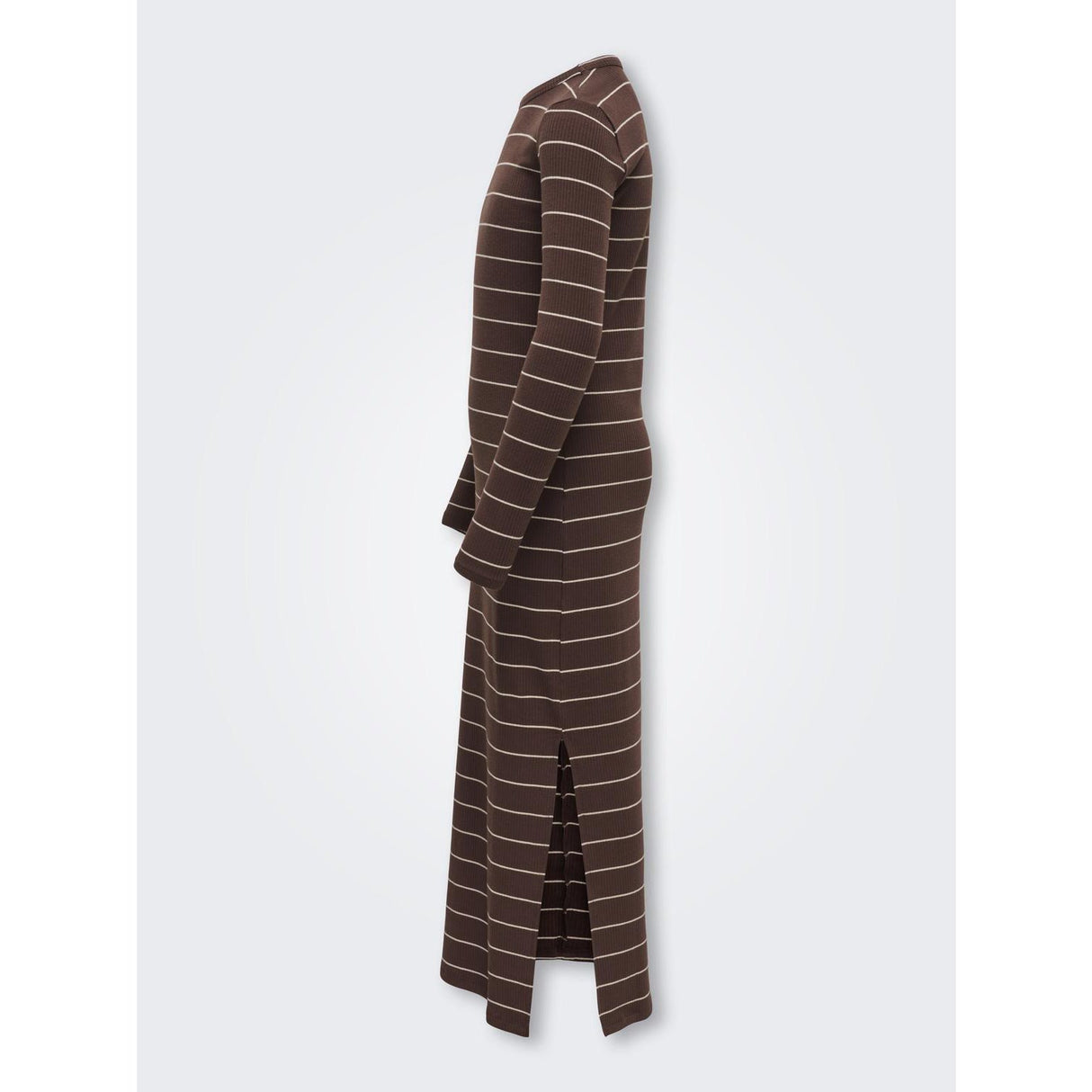 kids ONLY Chicory Coffee Pumice Stone Koglupe Kenya Ls Stripe Dress Jrs