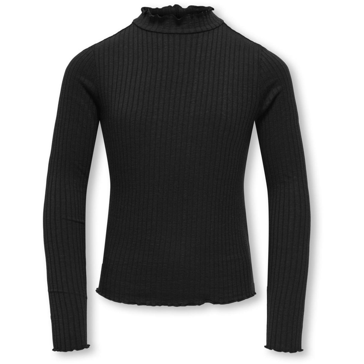 kids ONLY Black Kogfransiska Schl Ls Hi-Nck Top Jrs Noos