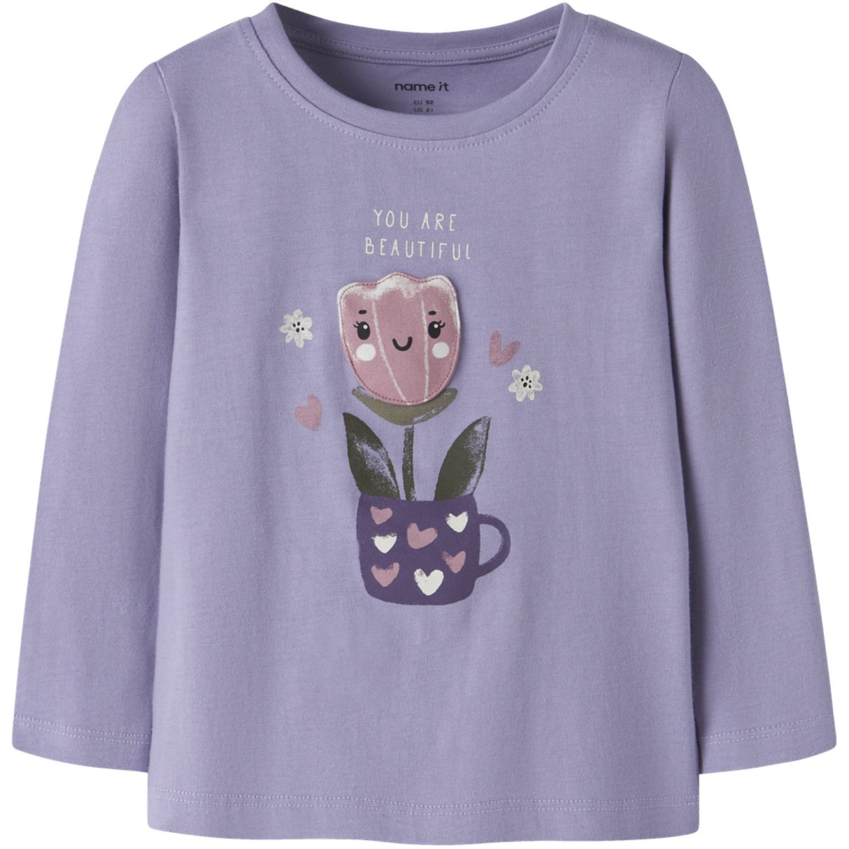 Name It Heirloom Lilac Nmfonelia Ls Top Box