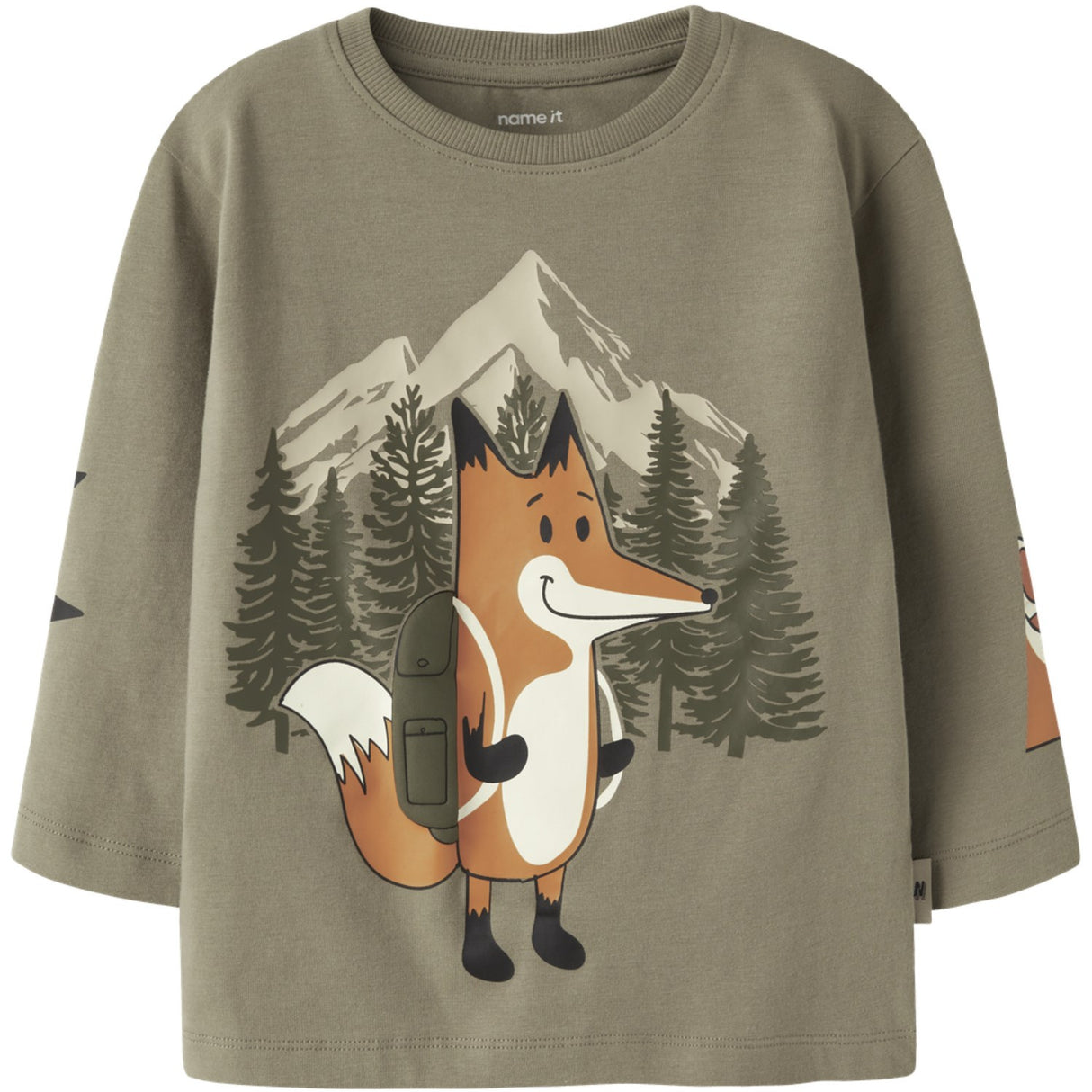 Name It Mermaid Nmmotto Ls Nreg Top