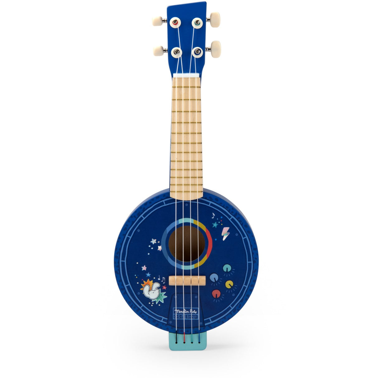 Moulin Roty Musical Instruments - Banjo - Puce & Pilou