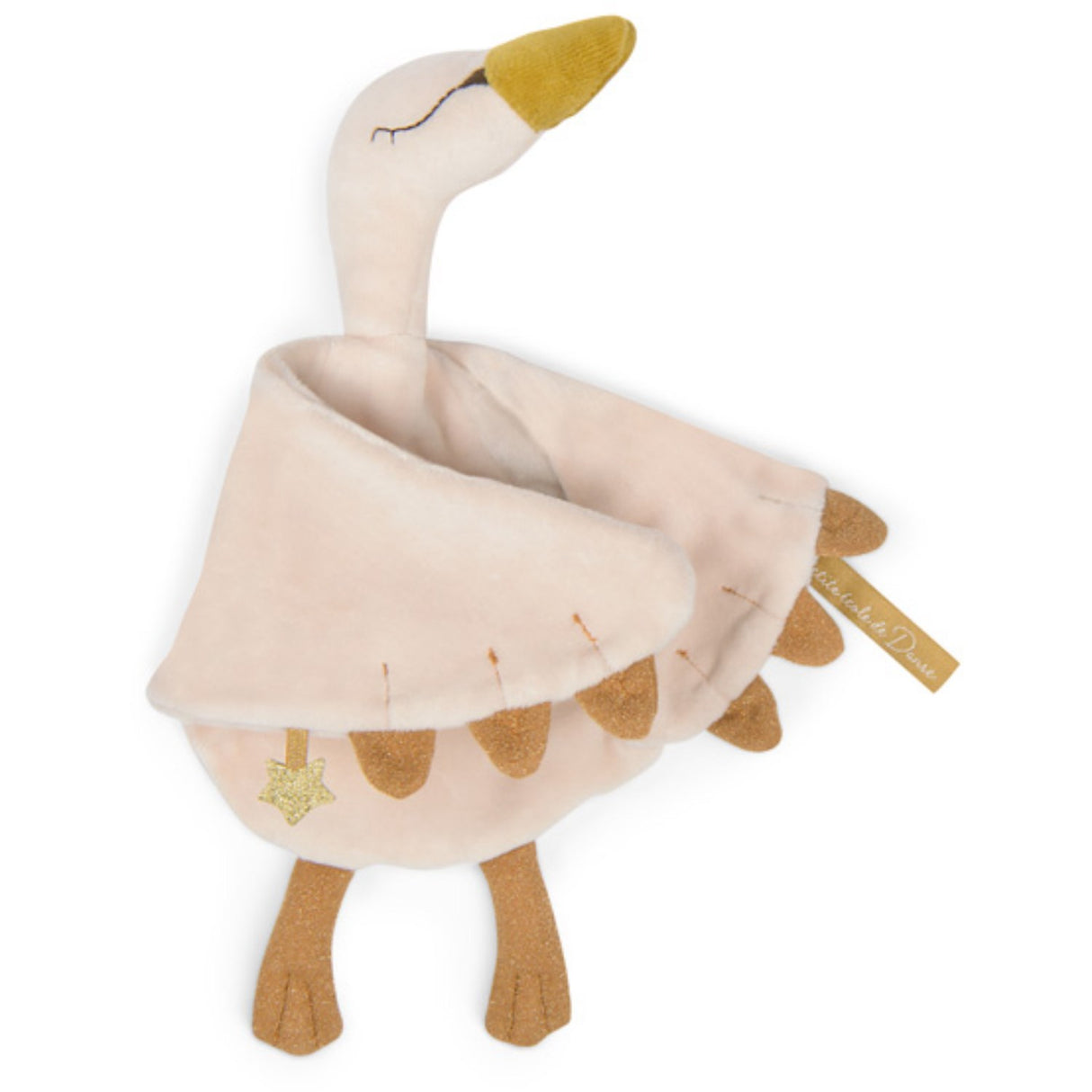 Moulin Roty Cuddle Cloth with Swan - La Petite Ecole de Danse