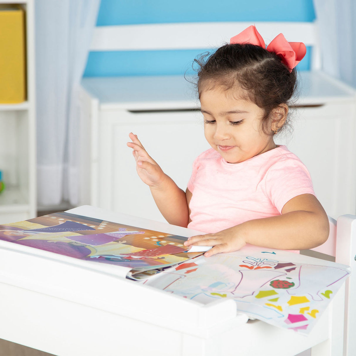 Melissa & Doug Multifarvet Reusable Sticker Pad Dress-Up