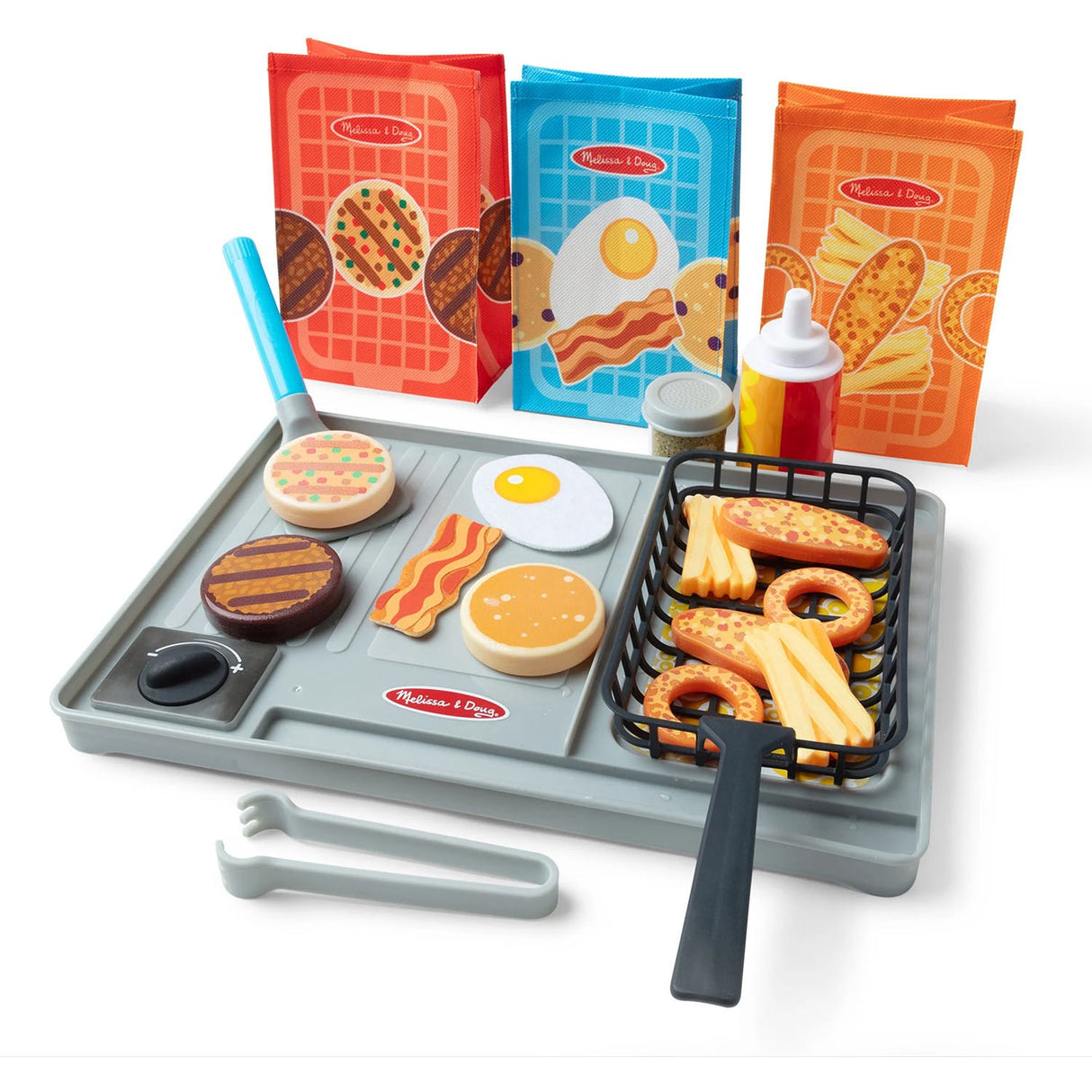 Melissa & Doug Multifarvet Legesæt - Water Wow! Flip & Fry: Grill-Sæt