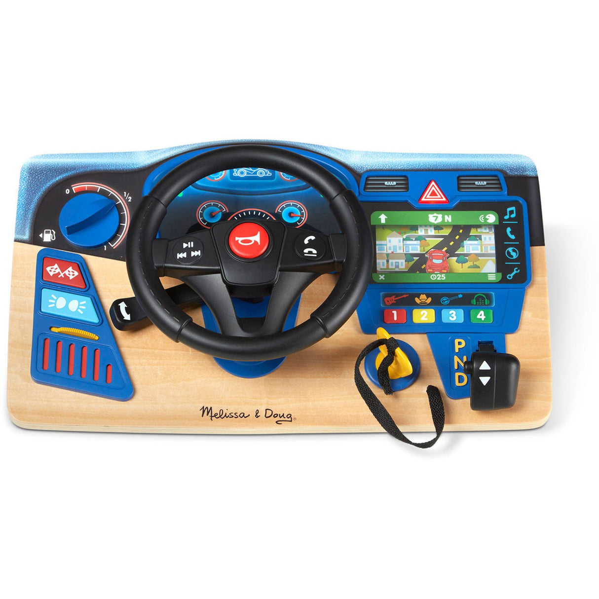 Melissa & Doug Multifarvet Interactive Dashboard Vroom And Zoom
