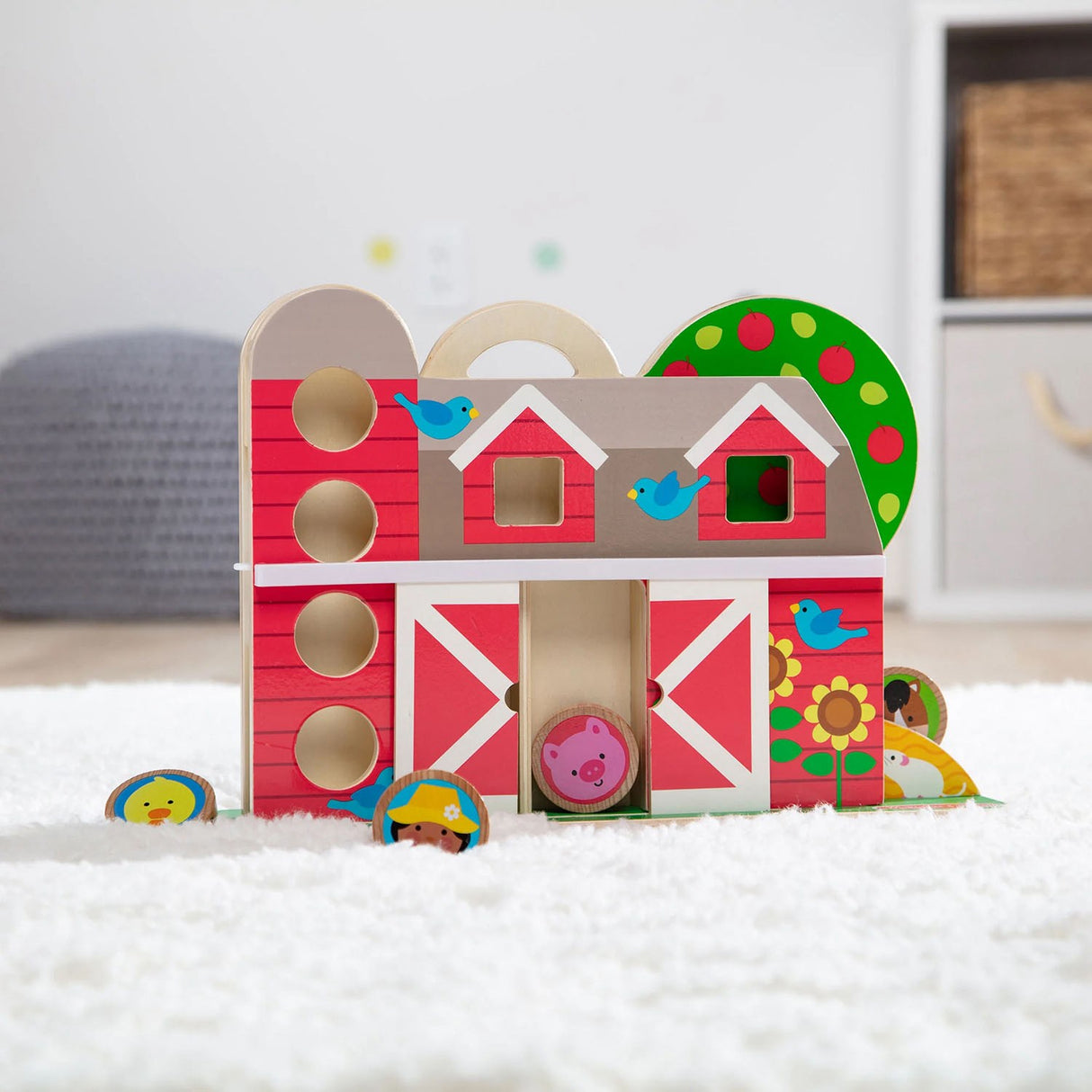 Melissa & Doug Multifarvet Toy - Go Tots - Bondegårds Tumlesæt