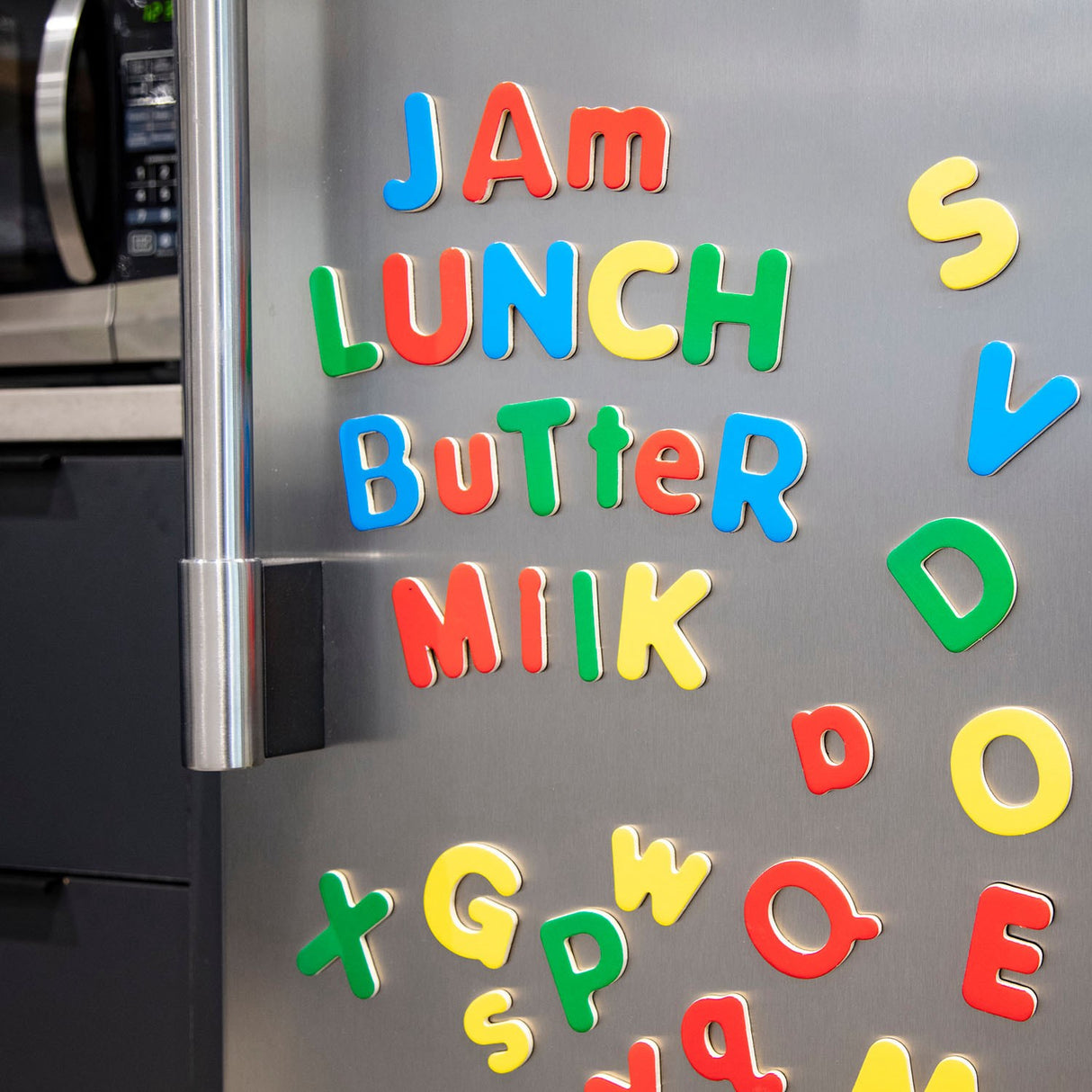 Melissa & Doug Multifarvet Wooden Magnets Alphabet
