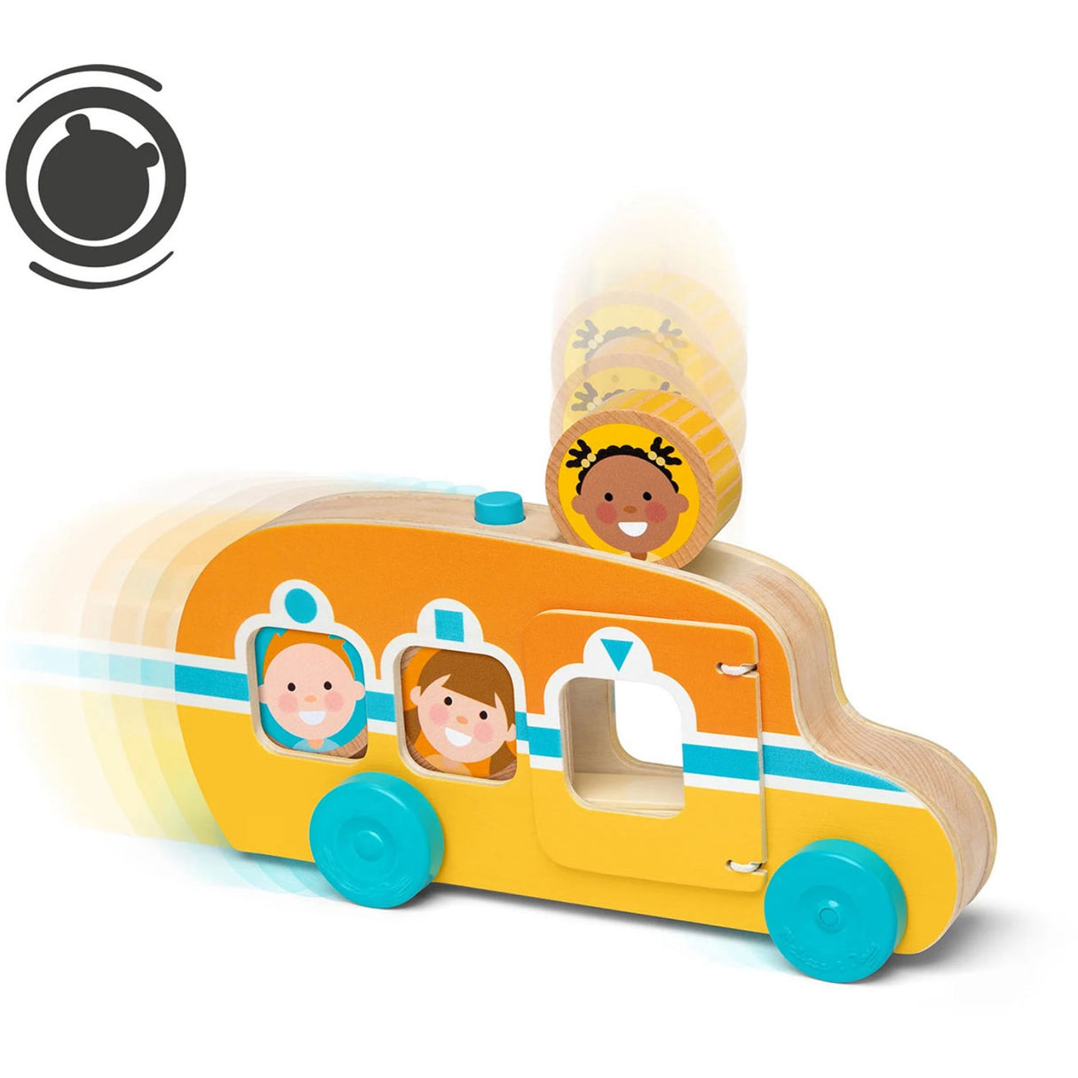 Melissa & Doug Multifarvet Bus - Go Tots - Rul Og Kør