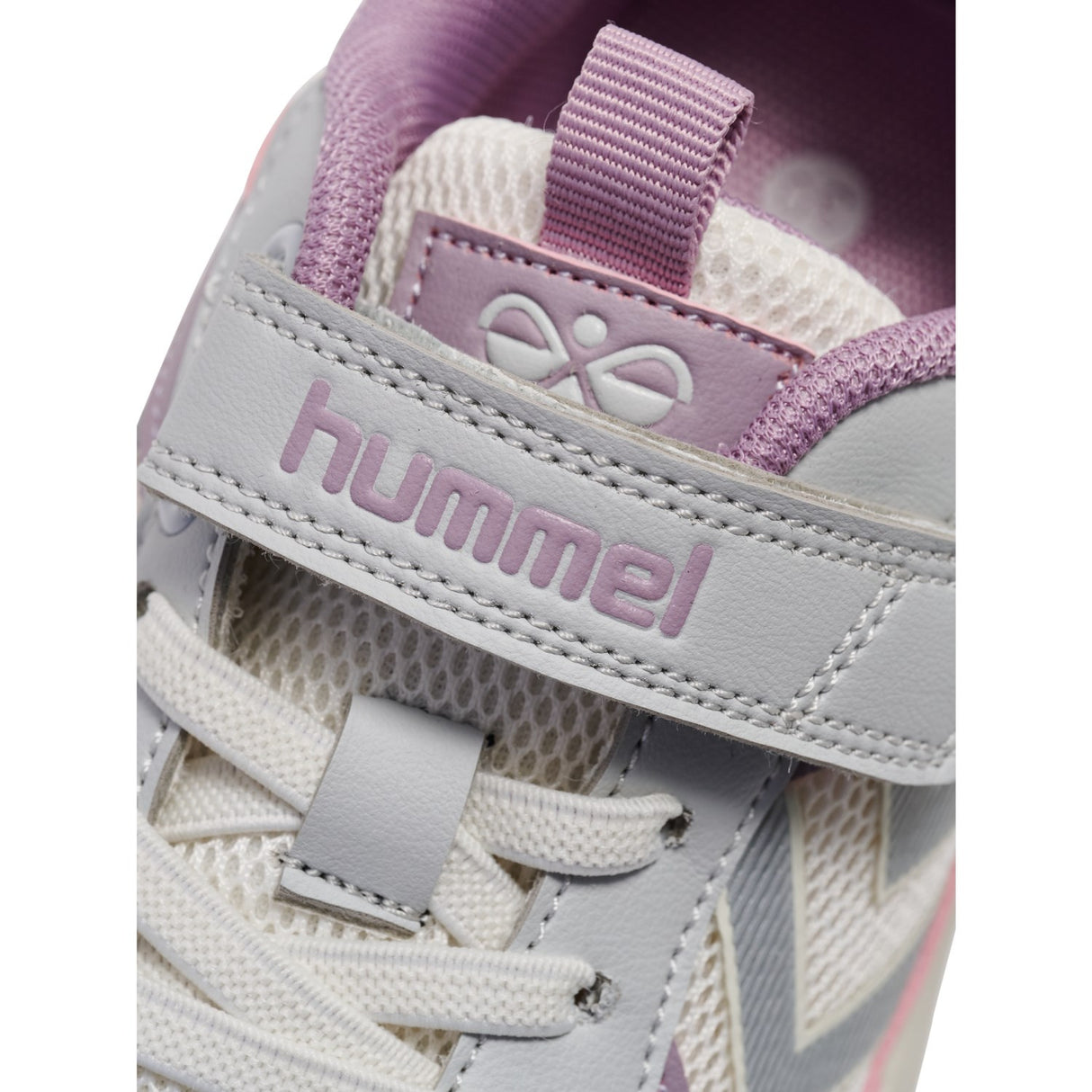 Hummel Marshmallow/Silver Effort One Vc Jr Sneakers