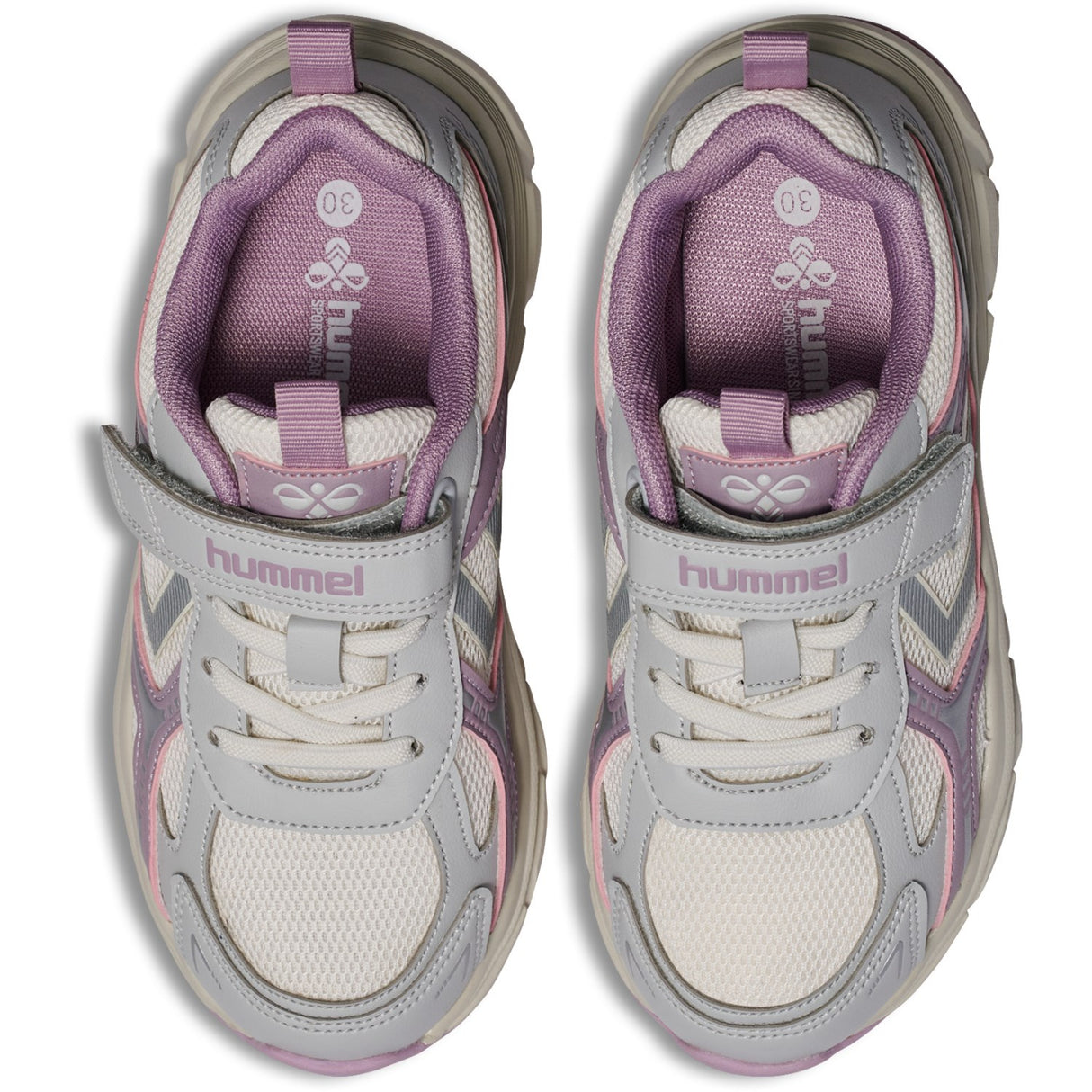 Hummel Marshmallow/Silver Effort One Vc Jr Sneakers