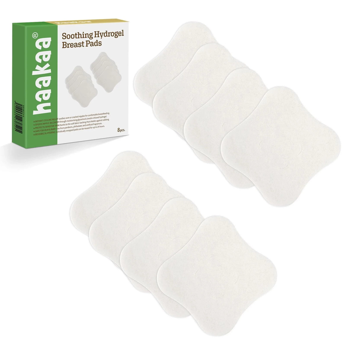 Haakaa Soothing Hydrogel Nursing Pad - 8Pcs