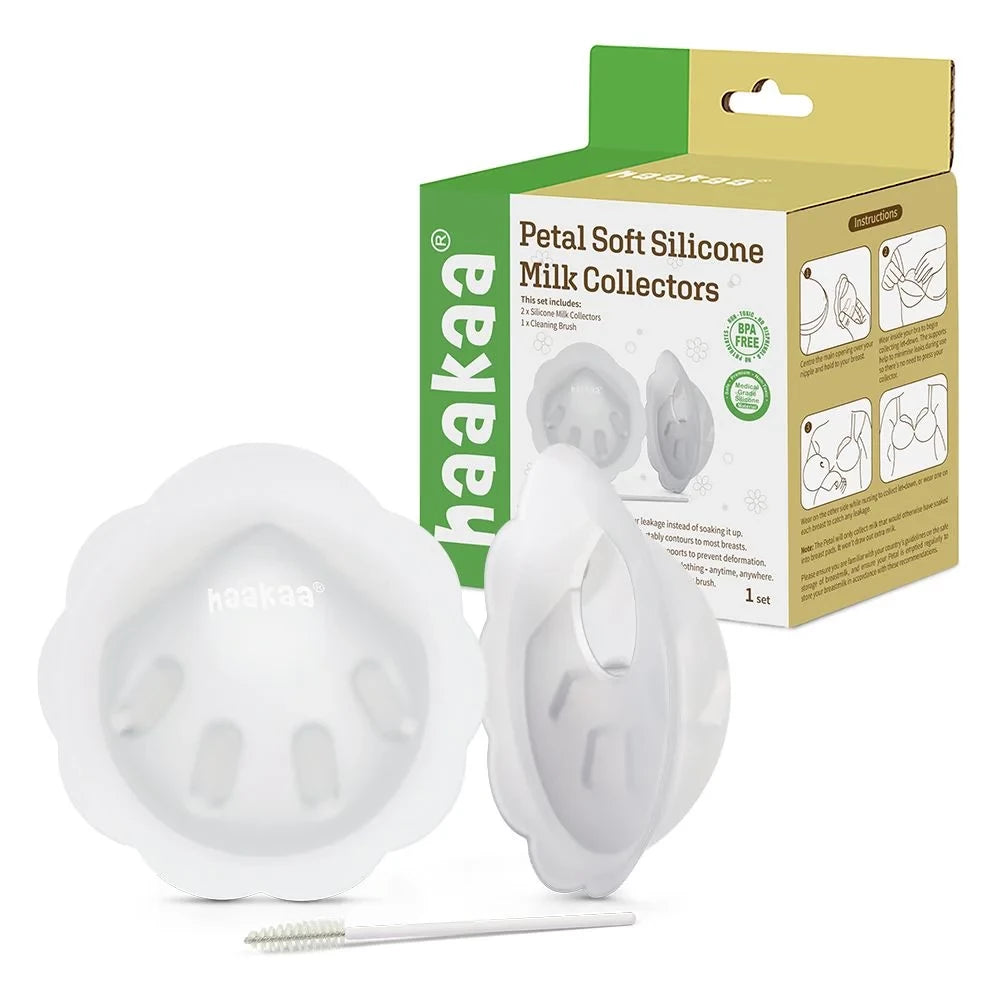 Haakaa Petal Soft Silicone Milk Collector - 2 pcs.