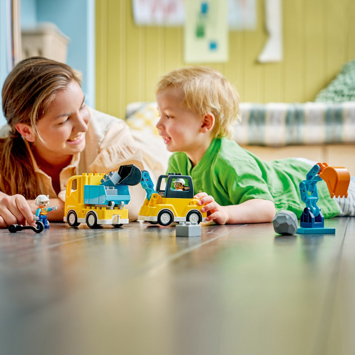 LEGO® DUPLO Town 3-i-1 Entreprenørmaskiner 10475