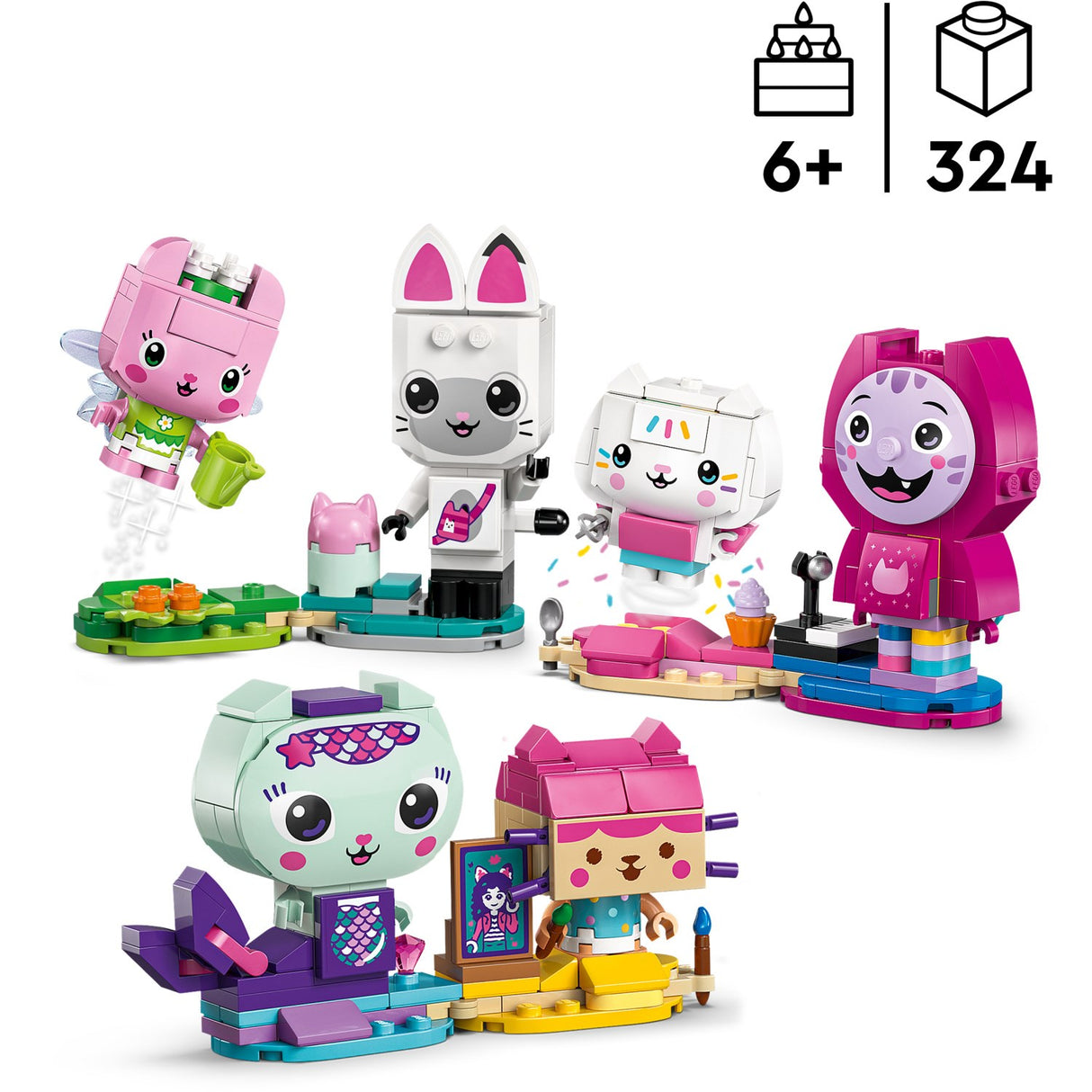 LEGO® Gabbys Klodsbyggede Kattevenner 11215