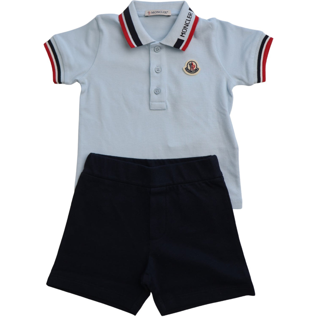 Moncler Dark Blue Knitwear Clothing Ensemble Set