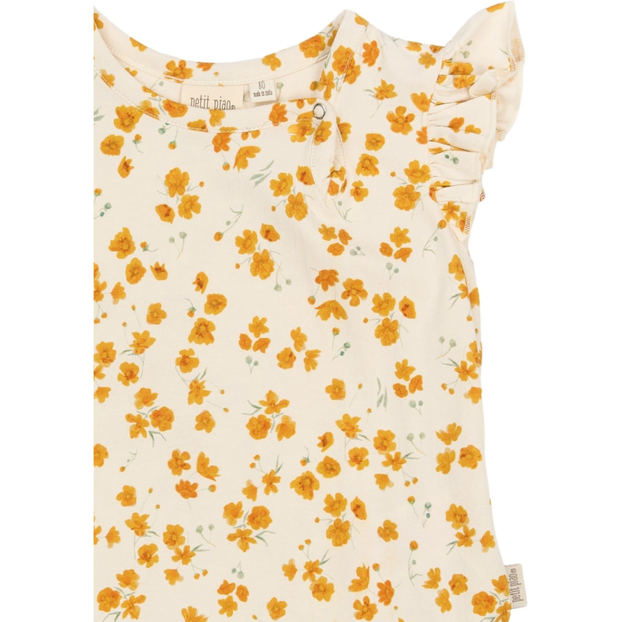 Petit Piao Eggnog Buttercup Aop Ppsun S_L Dress