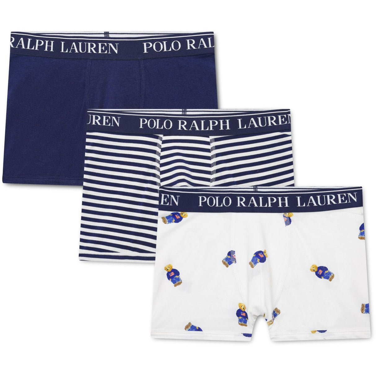 Polo Ralph Lauren Newport Navy Cotton Stretch 3Pk Boxer