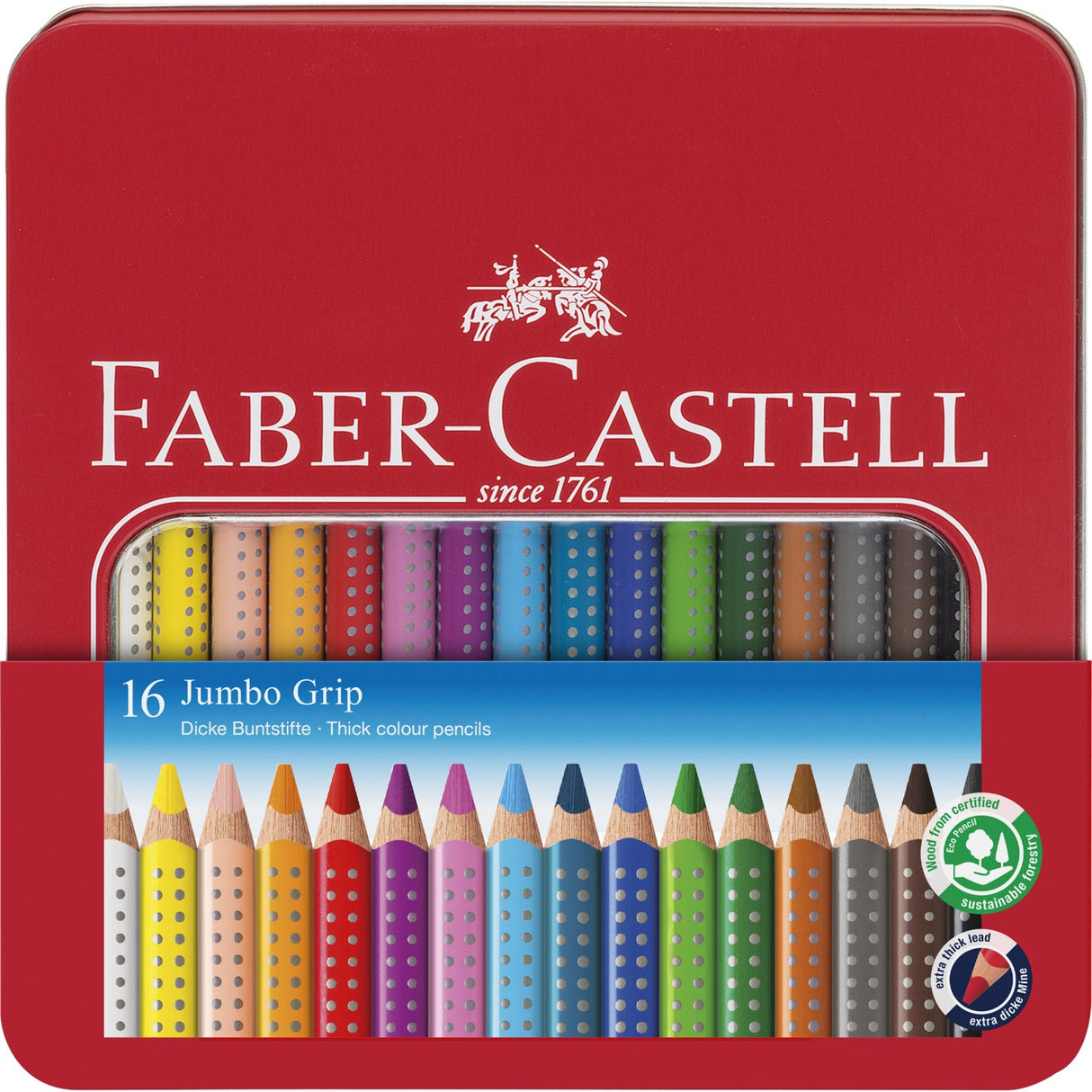 Faber-Castell Watercolor Jumbo Vulture 16 pcs