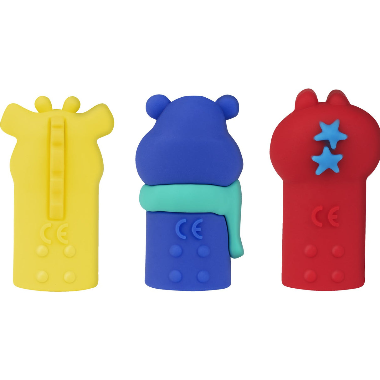 Faber-Castell Animal Caps for Grippy Crayons 3-in-1