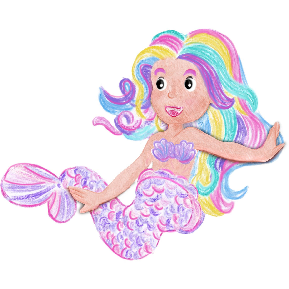 Faber-Castell Jumbo Sparkle Crayons Pastel