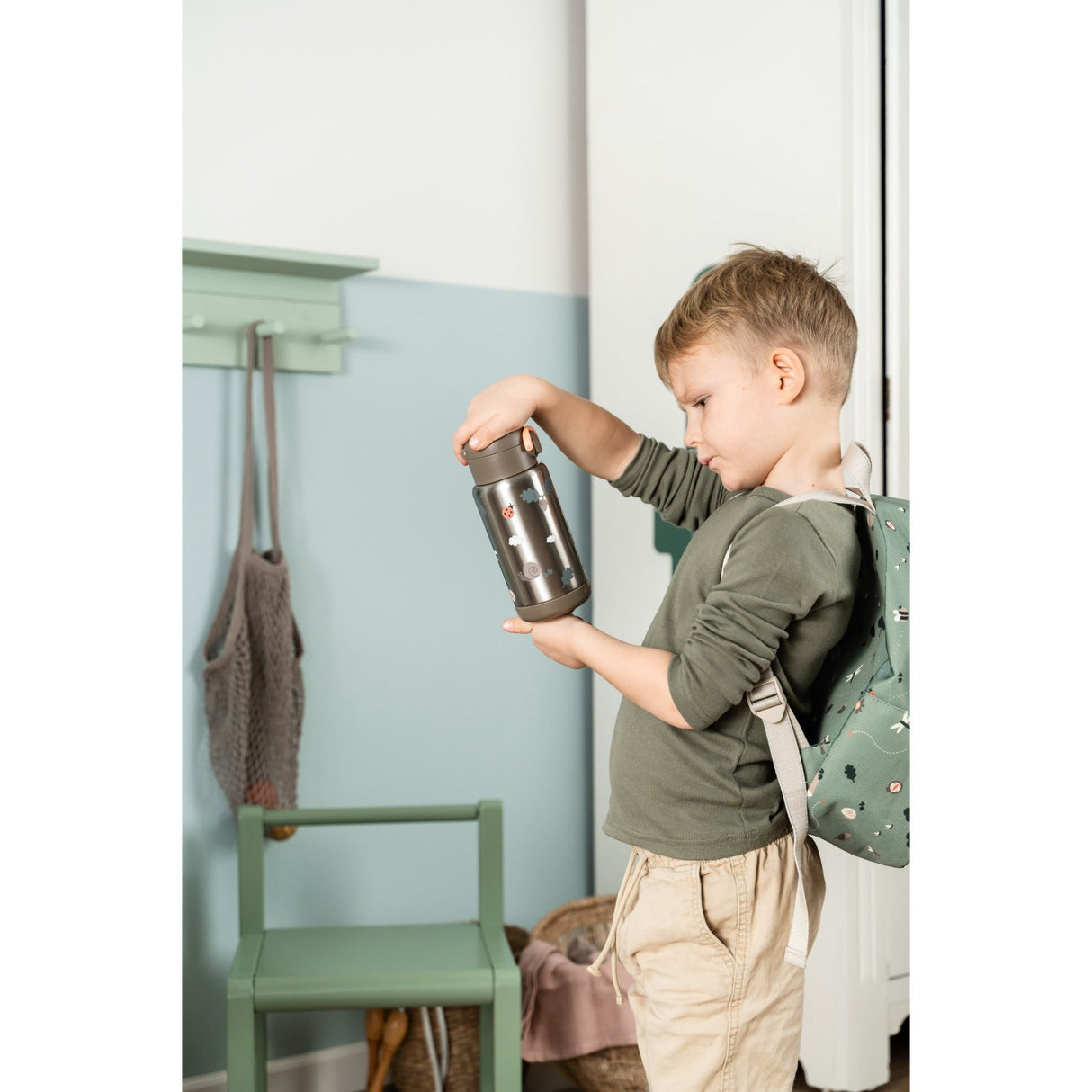 DonebyDeer Sand Tiny Trails Insulated Straw Bottle