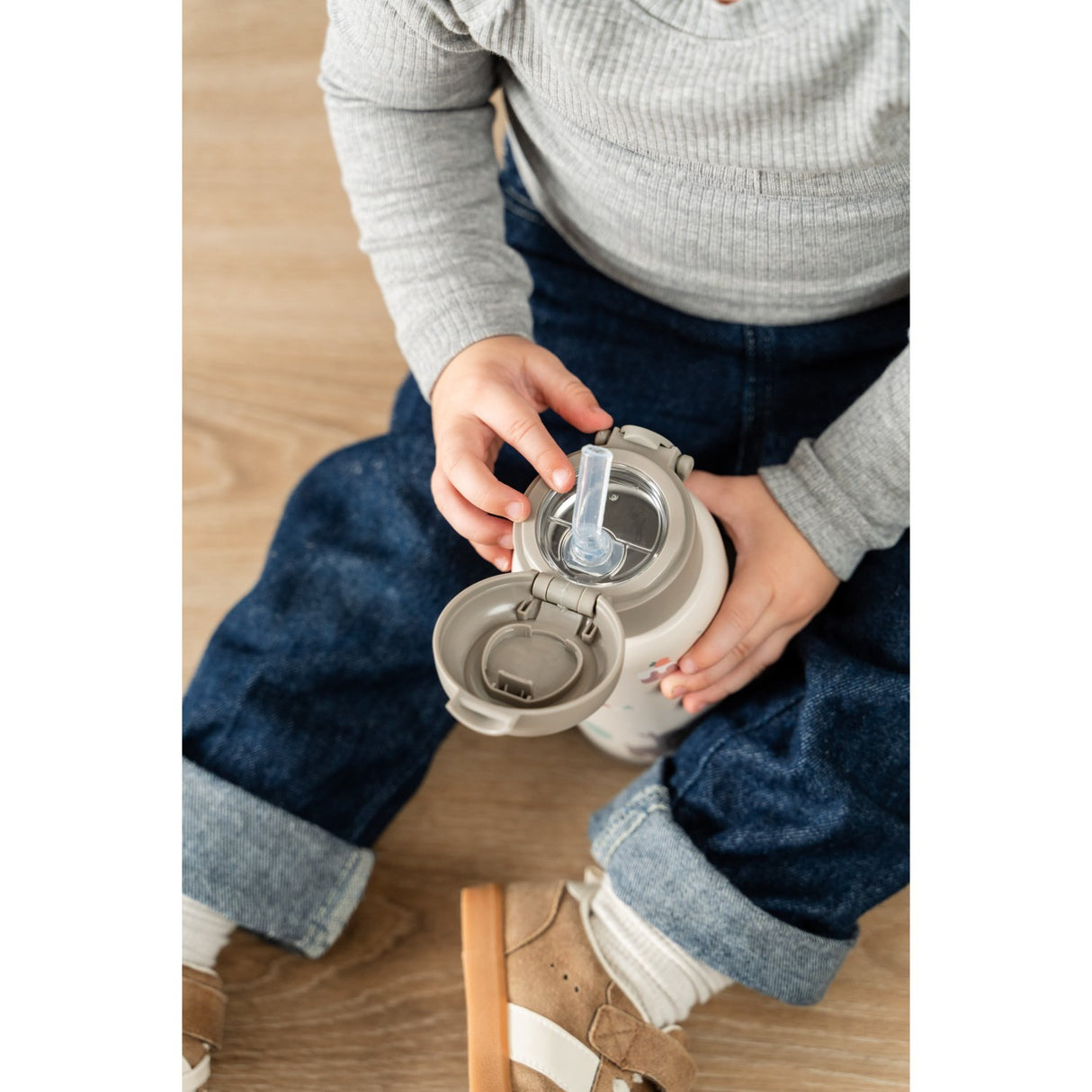 DonebyDeer Sand Celebration Insulated Straw Bottle