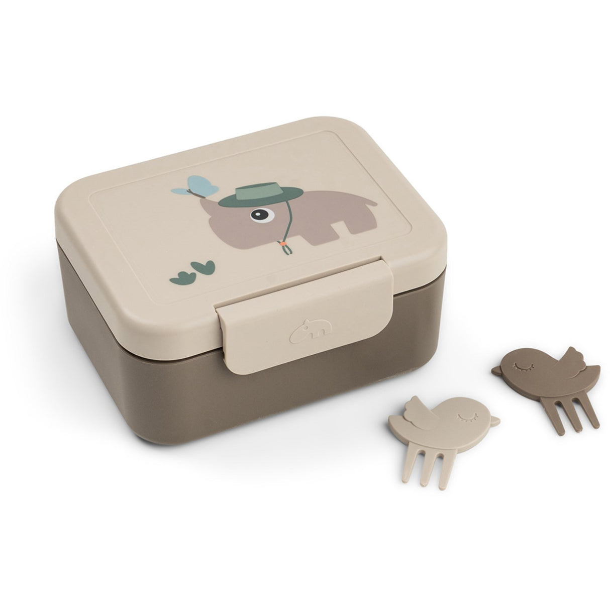 DonebyDeer Sand Tiny Trails Tiny Lunch Box With Snack Picks