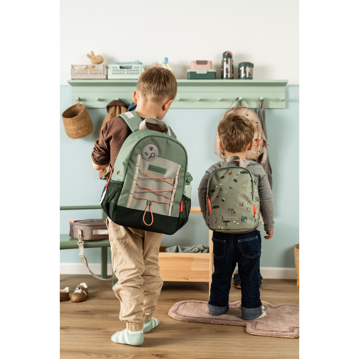 DonebyDeer Green Tiny Trails Tiny Backpack