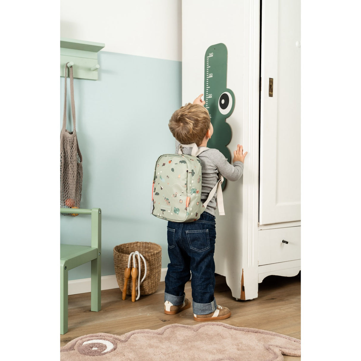 DonebyDeer Green Tiny Trails Tiny Backpack