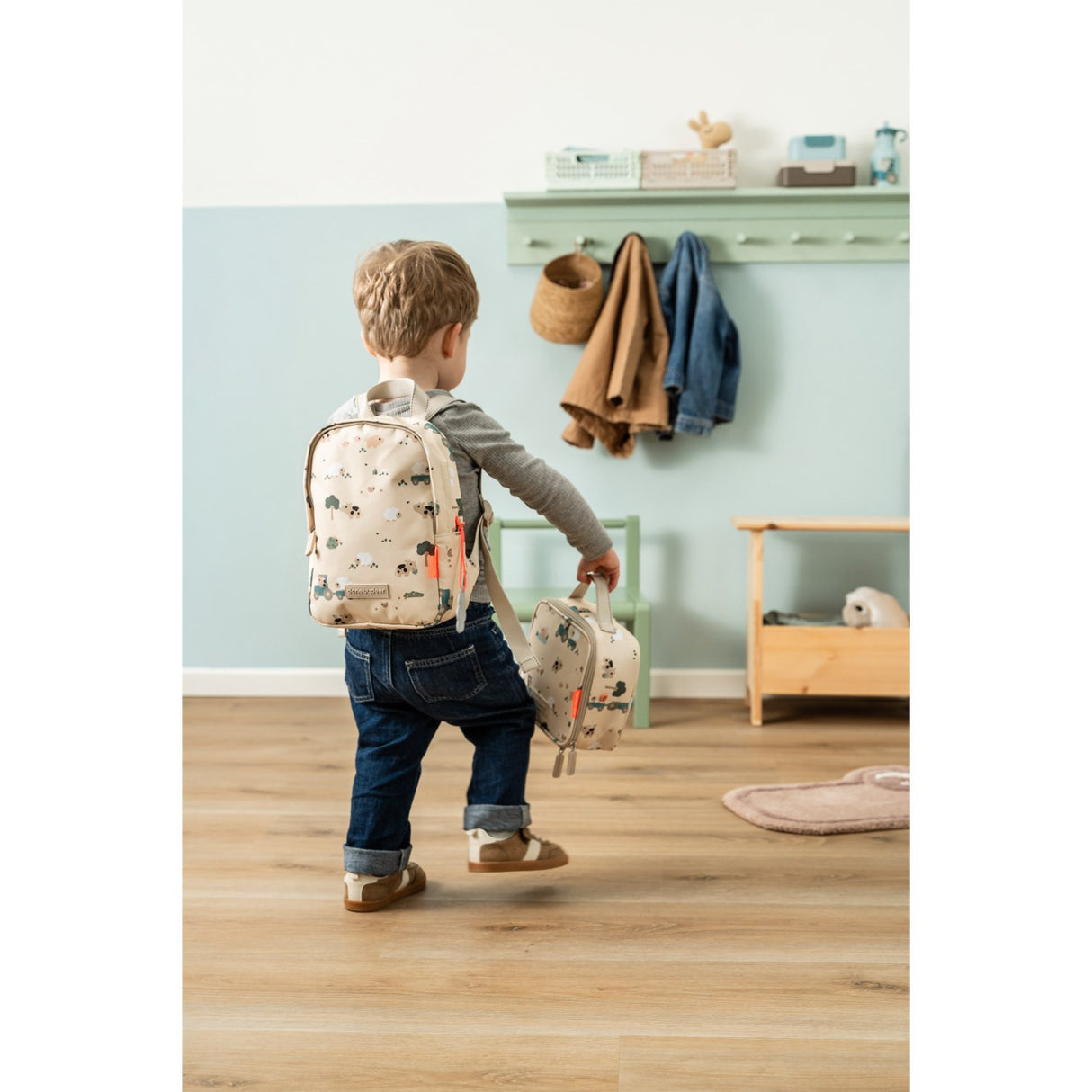 DonebyDeer Sand Tiny Farm Tiny Insulated Lunch Bag