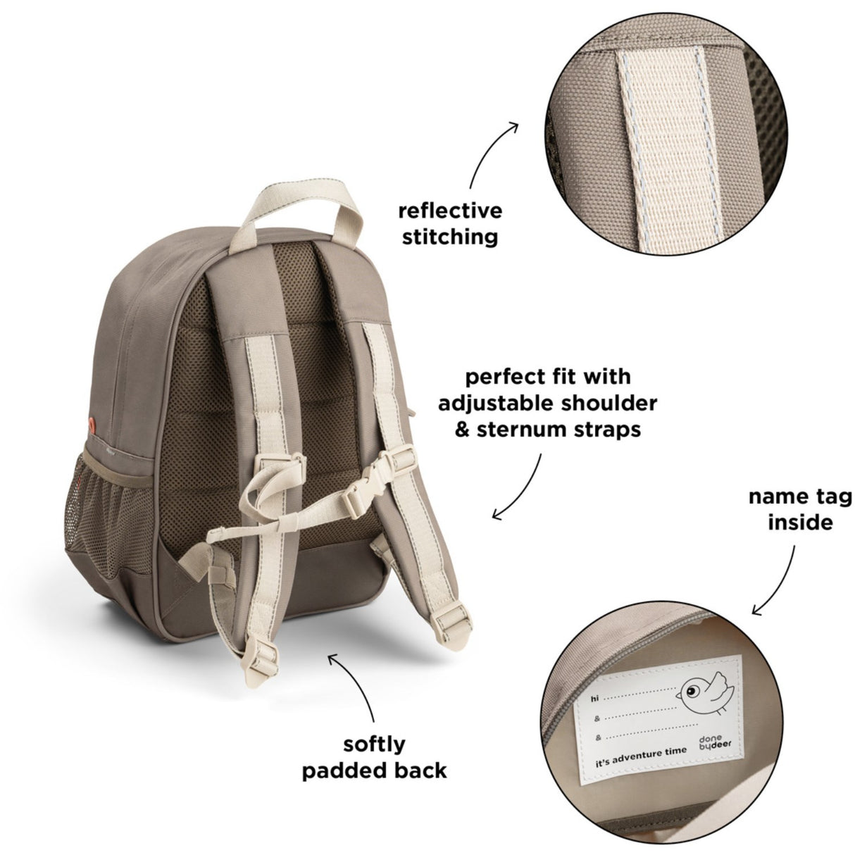 DonebyDeer Sand Tiny Trails Junior Backpack