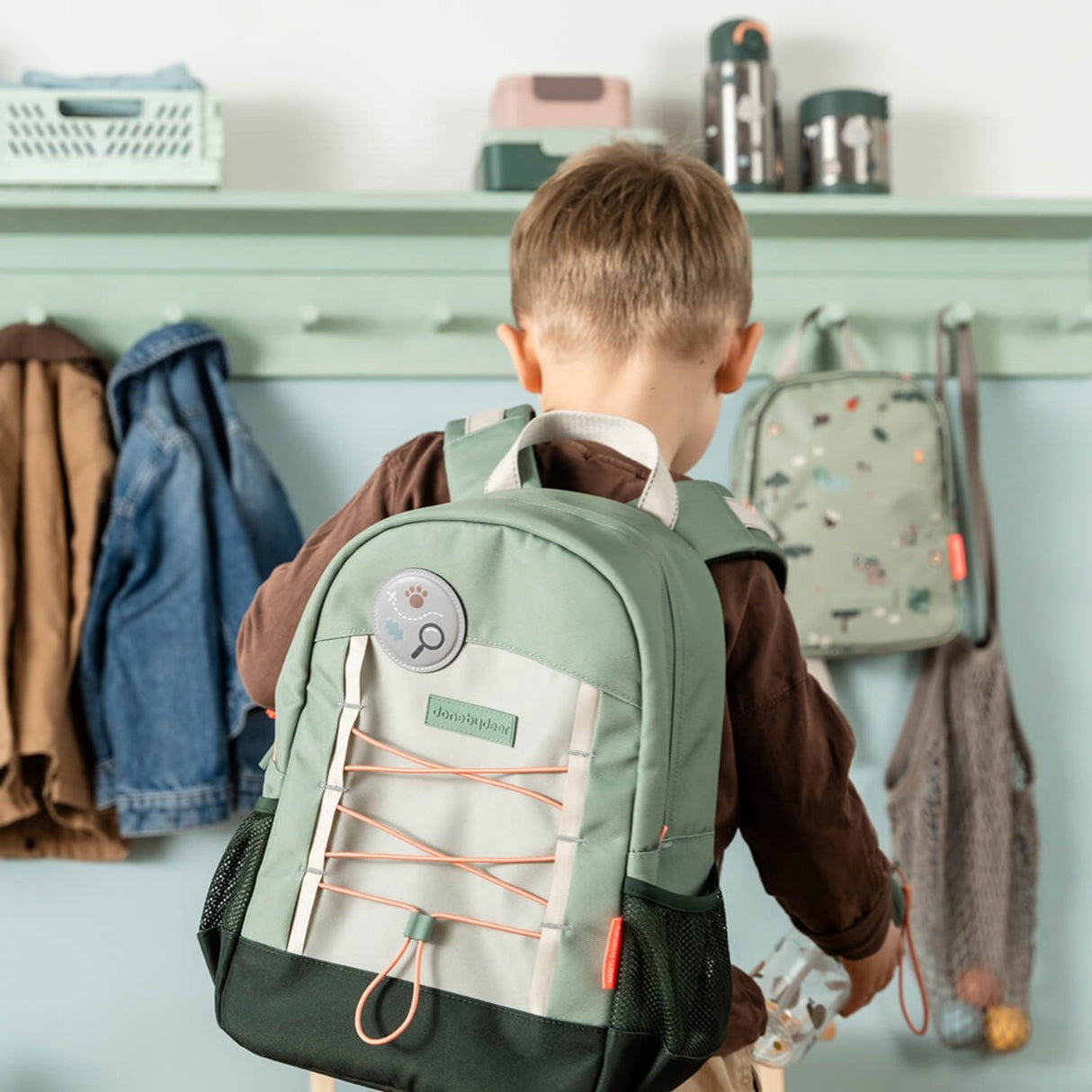 DonebyDeer Green Tiny Trails Junior Backpack