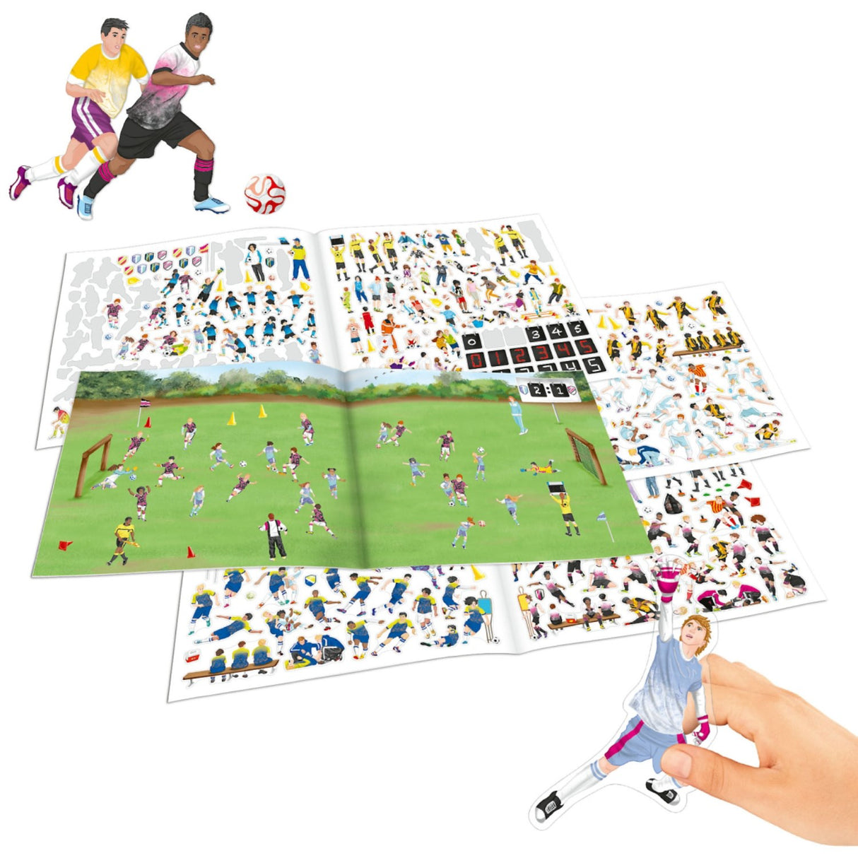 TRENDS by Depesche Create Your Football Game Stickerbook