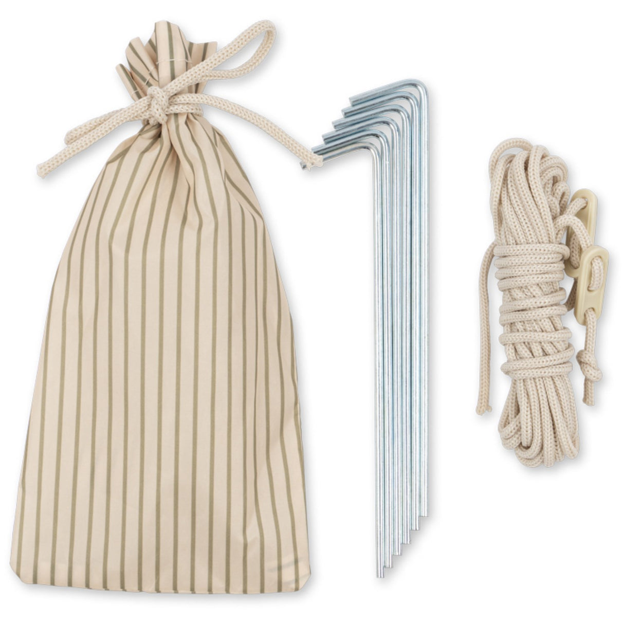 Konges Sløjd Tea Stripe Mini Beach Tent Pop Up Uv 50+