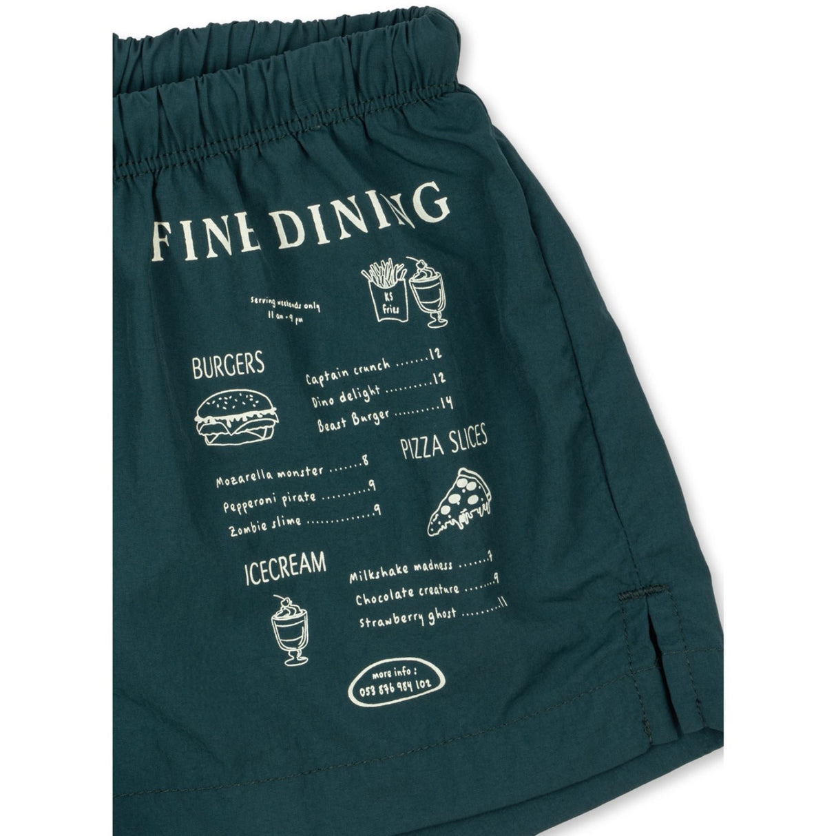 Konges Sløjd Sea Moss Pomio Short Swim Shorts Grs