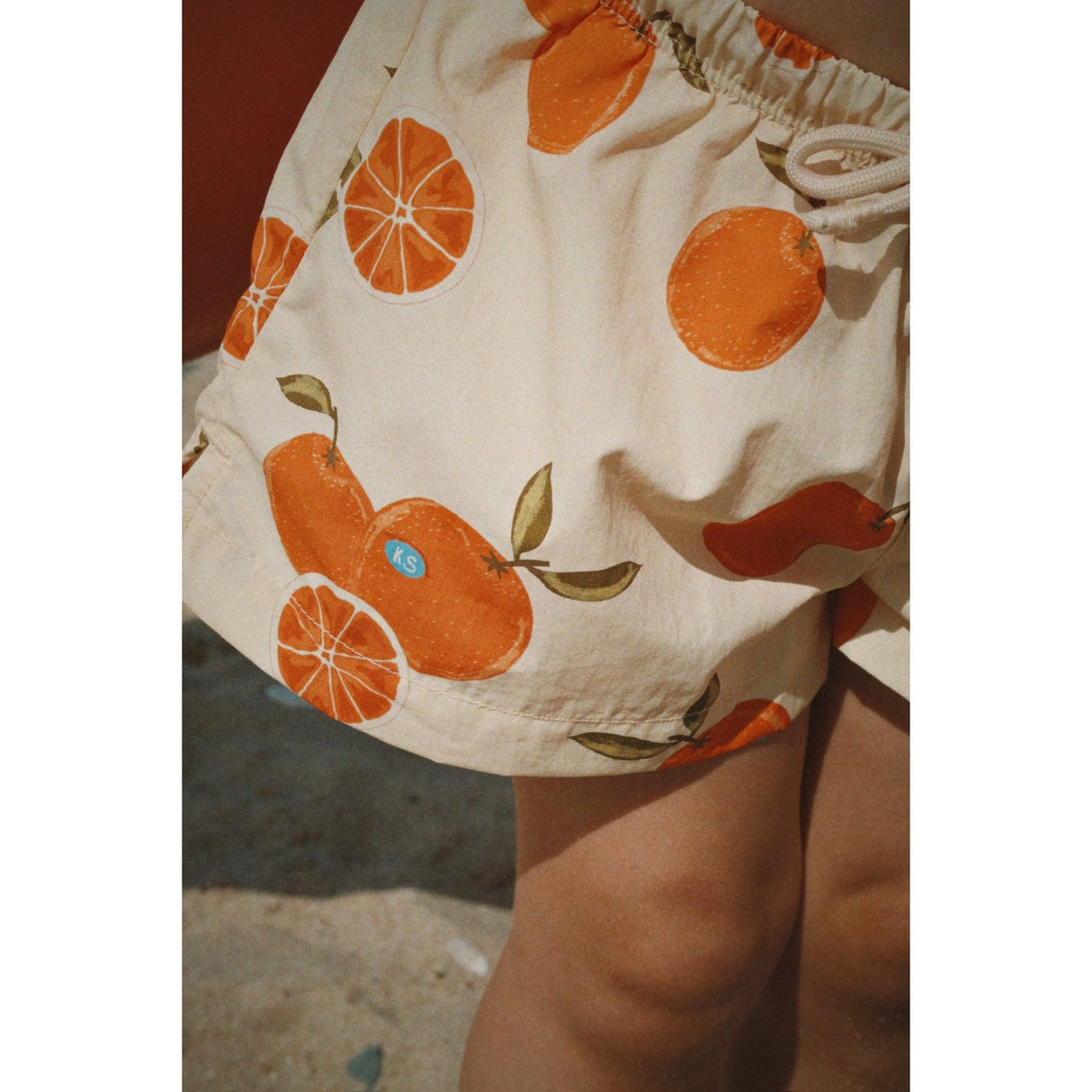 Konges Sløjd Arancia Blu Pomio Short Swim Shorts Grs