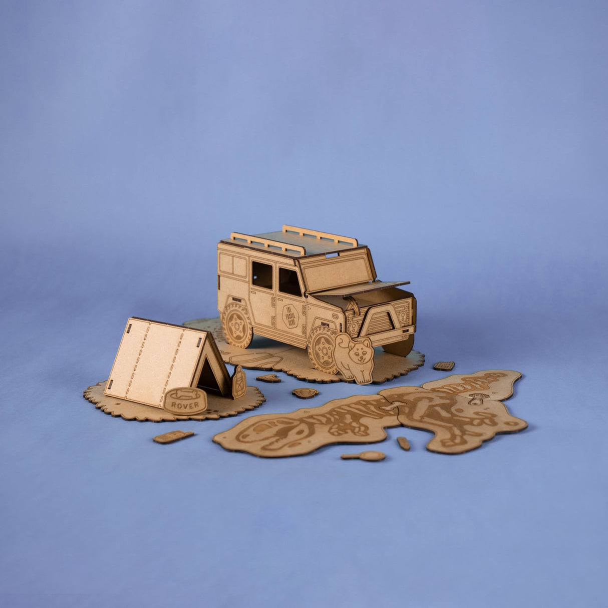 Crateit Dinosaur Rover's Expedition