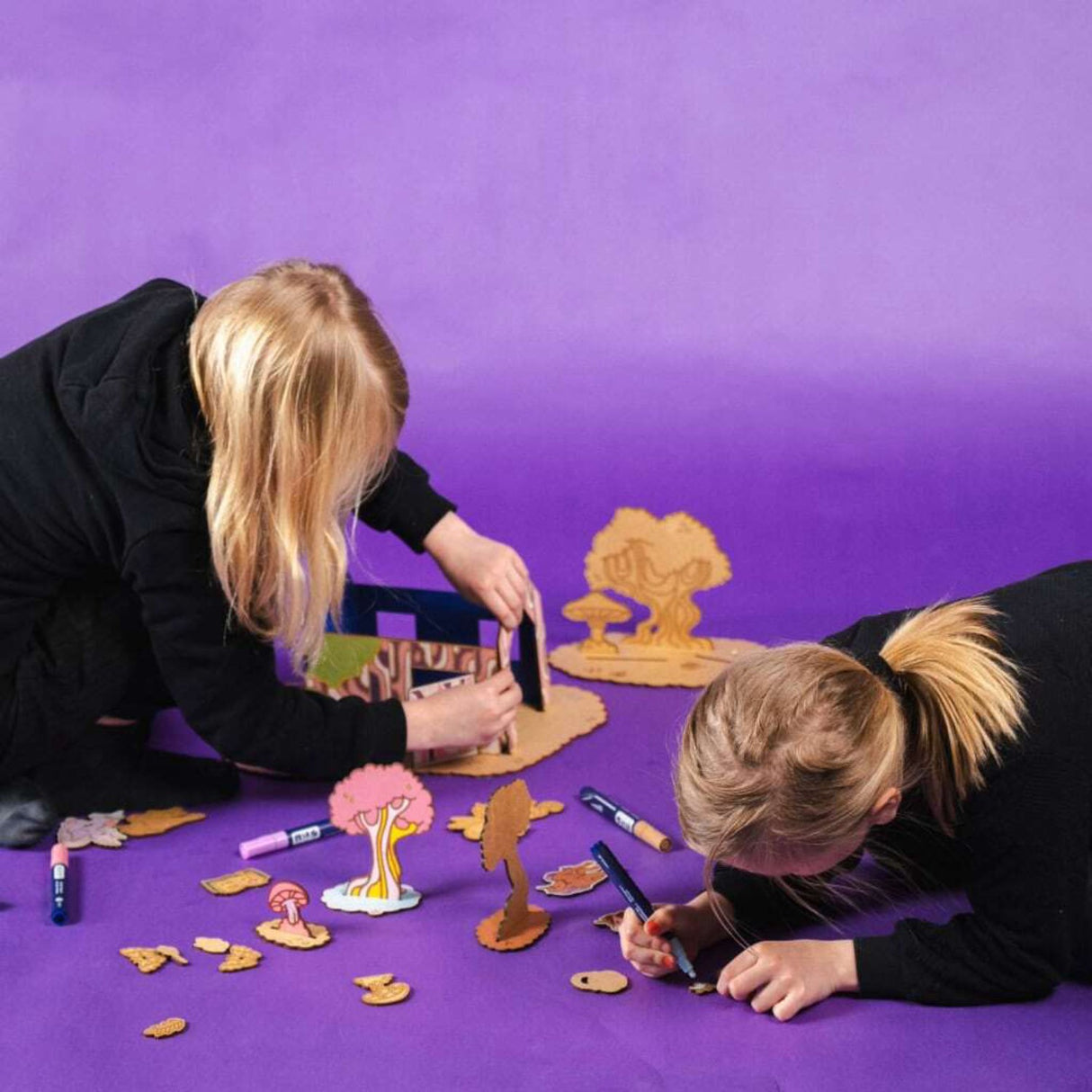 Crateit Unicorn Wooden Toy Magic Forest