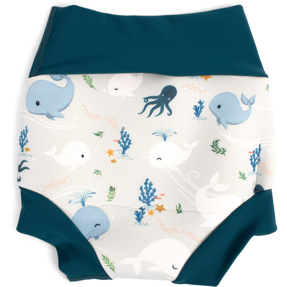 FILIBABBA Christian's Whale Tales Lucca Diaper Swim Pants