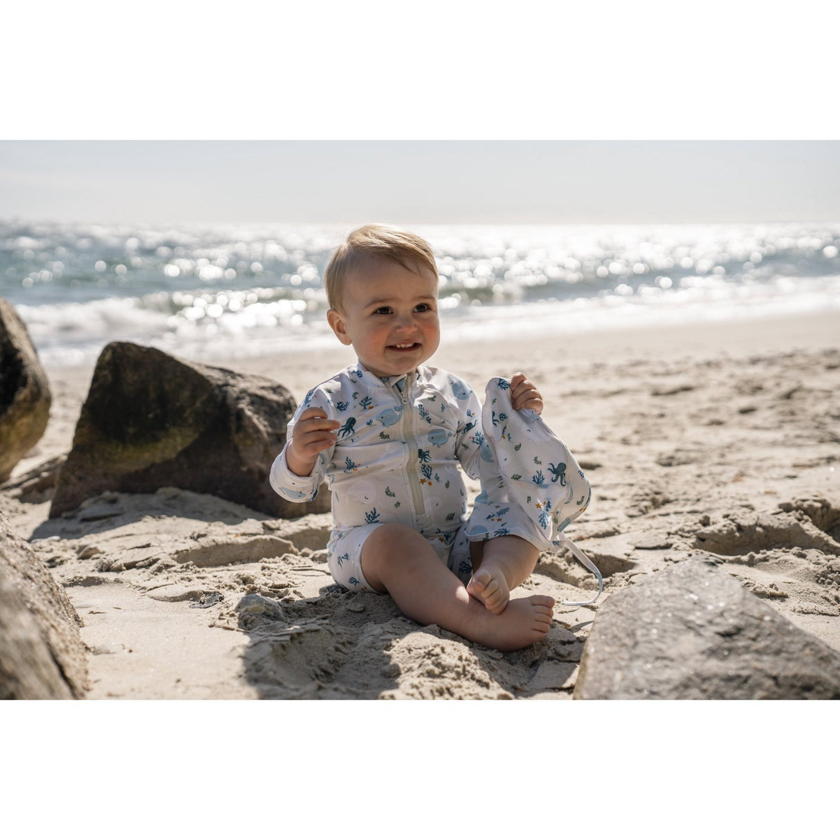 FILIBABBA Christian's Whale Tales Villads Uv Suit