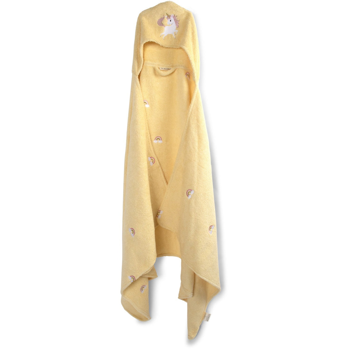 FILIBABBA Unicorn Shores Broderet Badehåndklæde With Hood GOTS