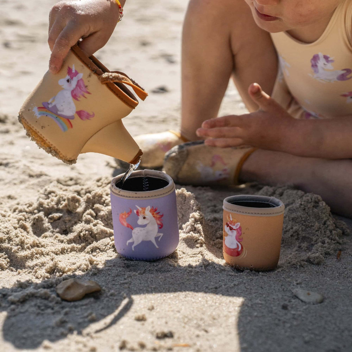 FILIBABBA Unicorn Neopren Bath Toy Kopper