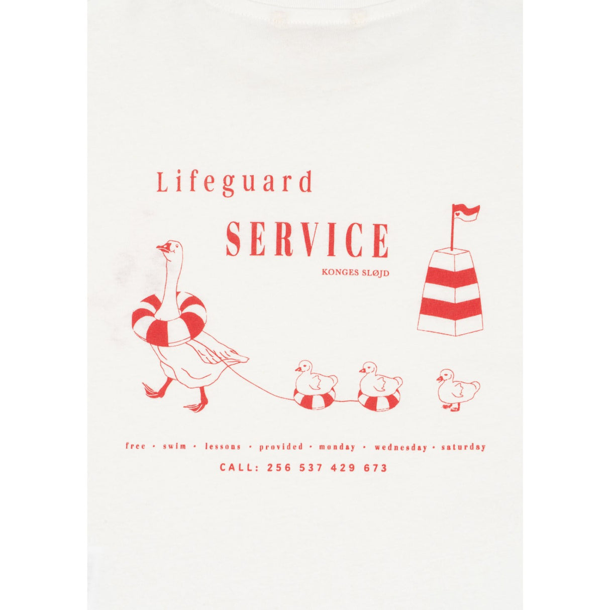 Konges Sløjd Off White/Lifeguard Service Era Tee Ocs
