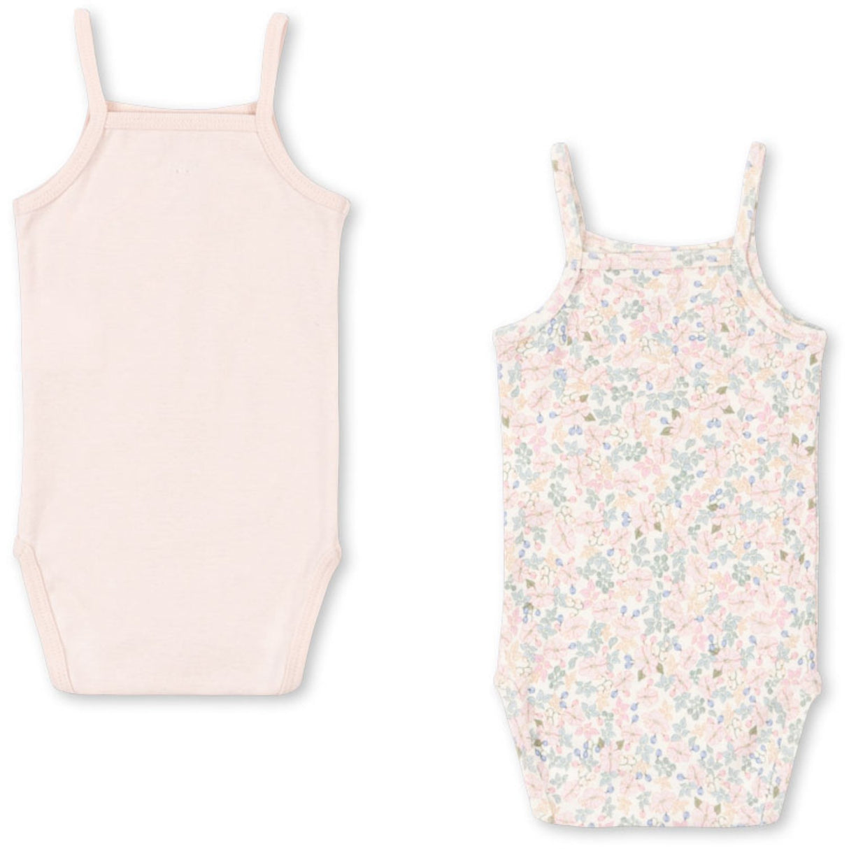 Konges Sløjd Prato Fiori Aop/Creole Pink Fanga Fio 2 Pack Strap Body Ocs