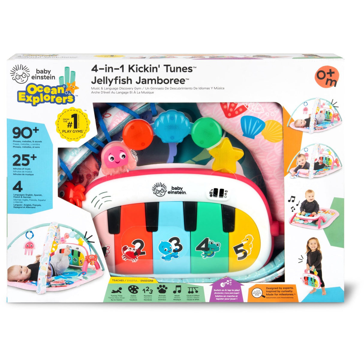 Baby Einstein 4-in-1 Kickin’ Tunes™ Jellyfish Jamboree™ Music & Language Discovery Gym