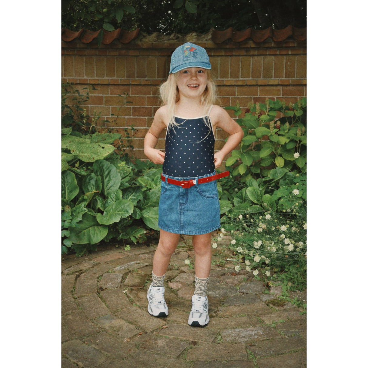 Konges Sløjd Denim Blue Magot Skirt Gots